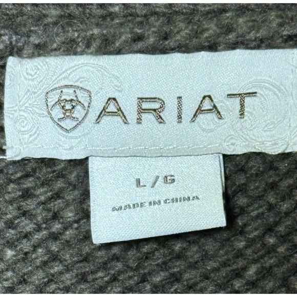 Ariat Womens Brown Faux Fur Sleeveless Open Front Long Vest Size Large‎ Cowgirl - Picture 3 of 6